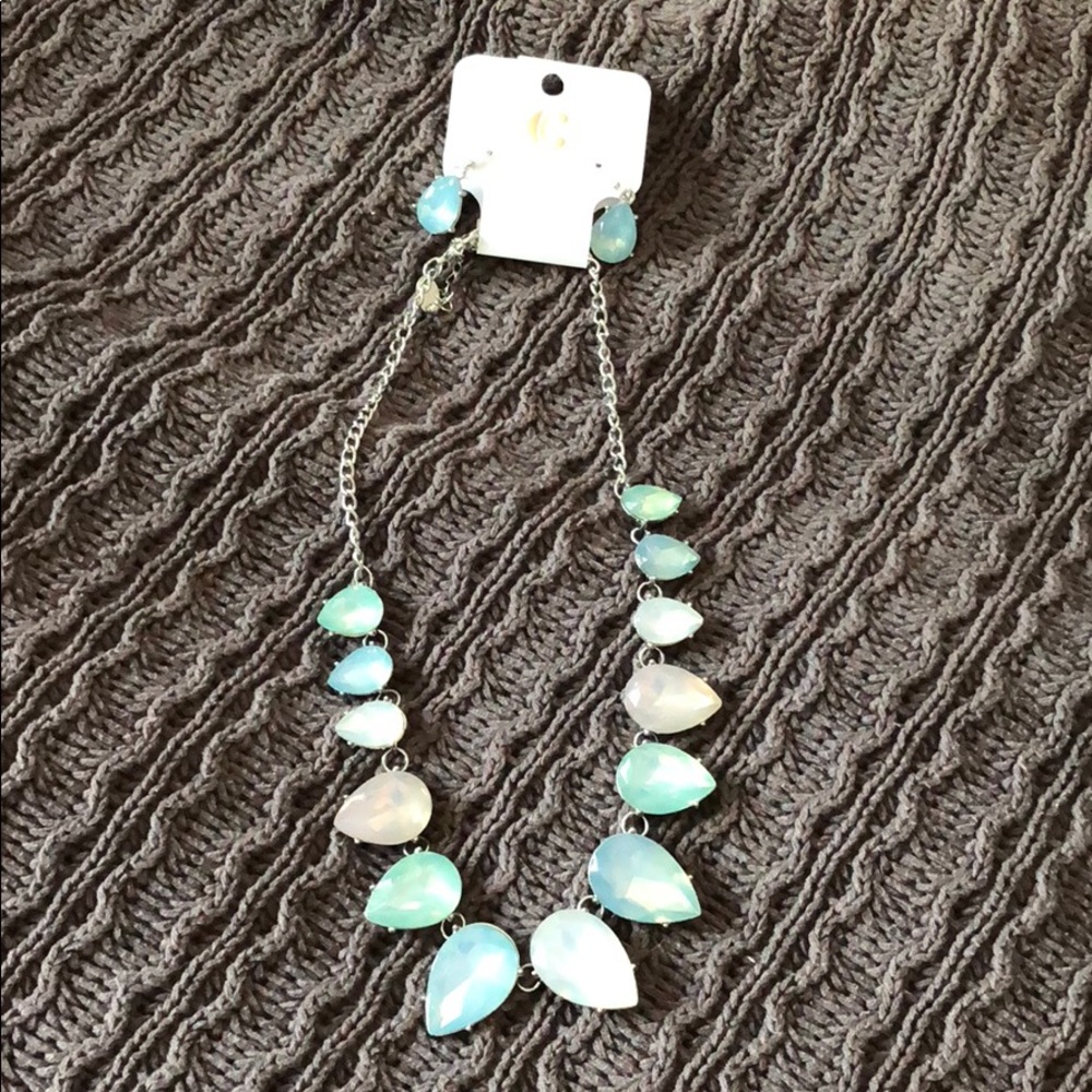 Charming Charlie mermaid necklace set